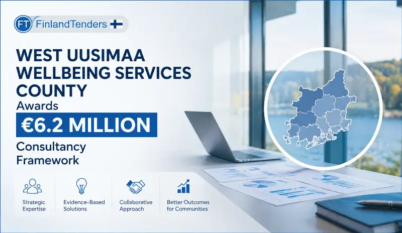 West Uusimaa Wellbeing Services County Awards €6.2 Million Consultancy Framework