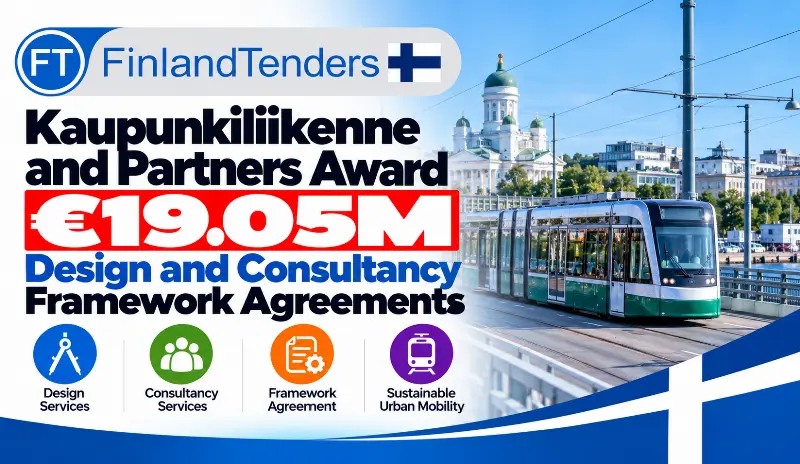 Kaupunkiliikenne and Partners Award €19.05M Design and Consultancy Framework...
