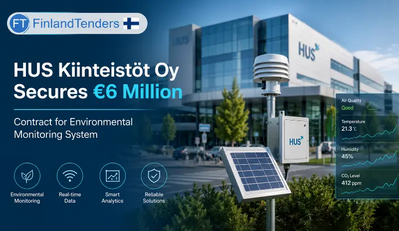 HUS Kiinteistöt Oy Secures €6 Million Contract for Environmental Monitoring System