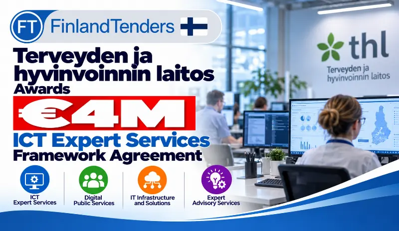Terveyden ja hyvinvoinnin laitos Awards €4M ICT Expert Services Framework Agreement