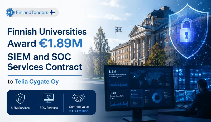 Finnish Universities Award €1.89M SIEM and SOC Services Contract to Telia Cygate Oy