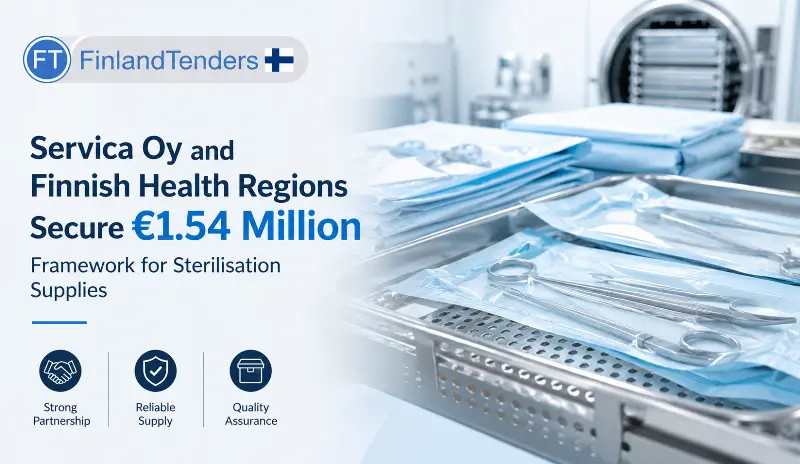 Servica Oy and Finnish Health Regions Secure €1.54 Million Framework for Sterilisation Supplies
