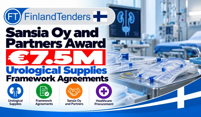 Sansia Oy and Partners Award €7.5M Urological Supplies Framework Agreements