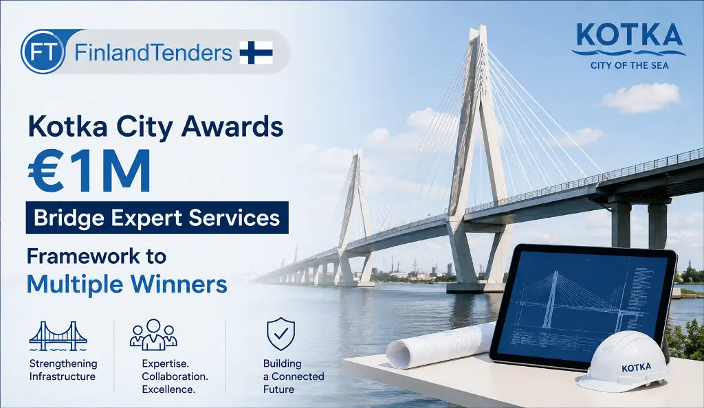 Kotka City Awards €1M Bridge Expert Services Framework to Multiple Winners
