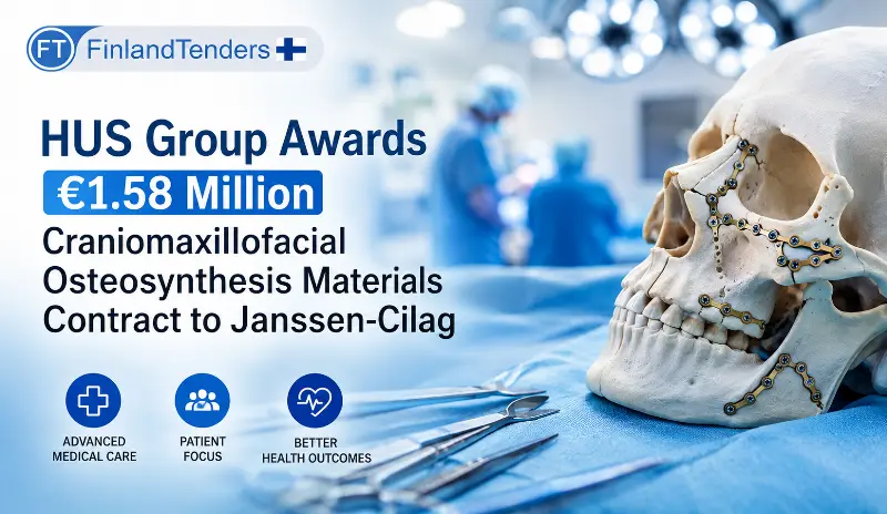 HUS Group Awards €1.58 Million Craniomaxillofacial Osteosynthesis Materials Contract to Janssen-Cilag