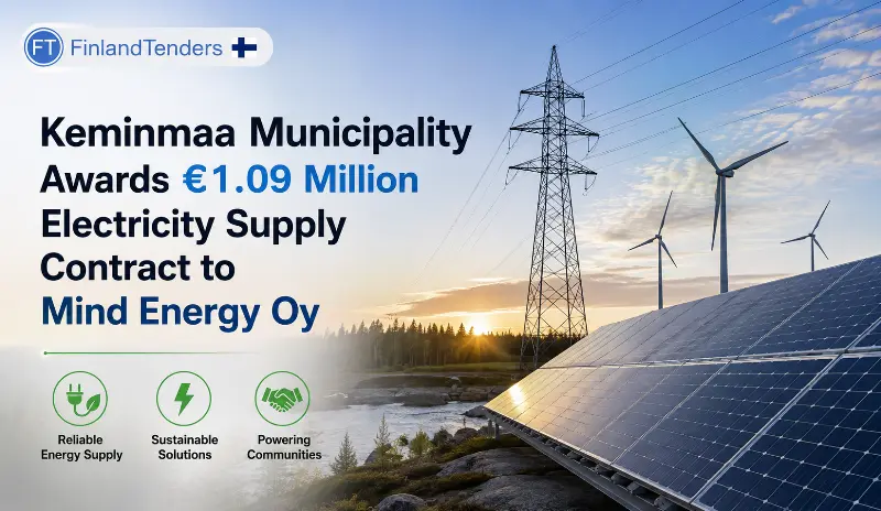 Keminmaa Municipality Awards €1.09 Million Electricity Supply Contract to Mind Energy Oy