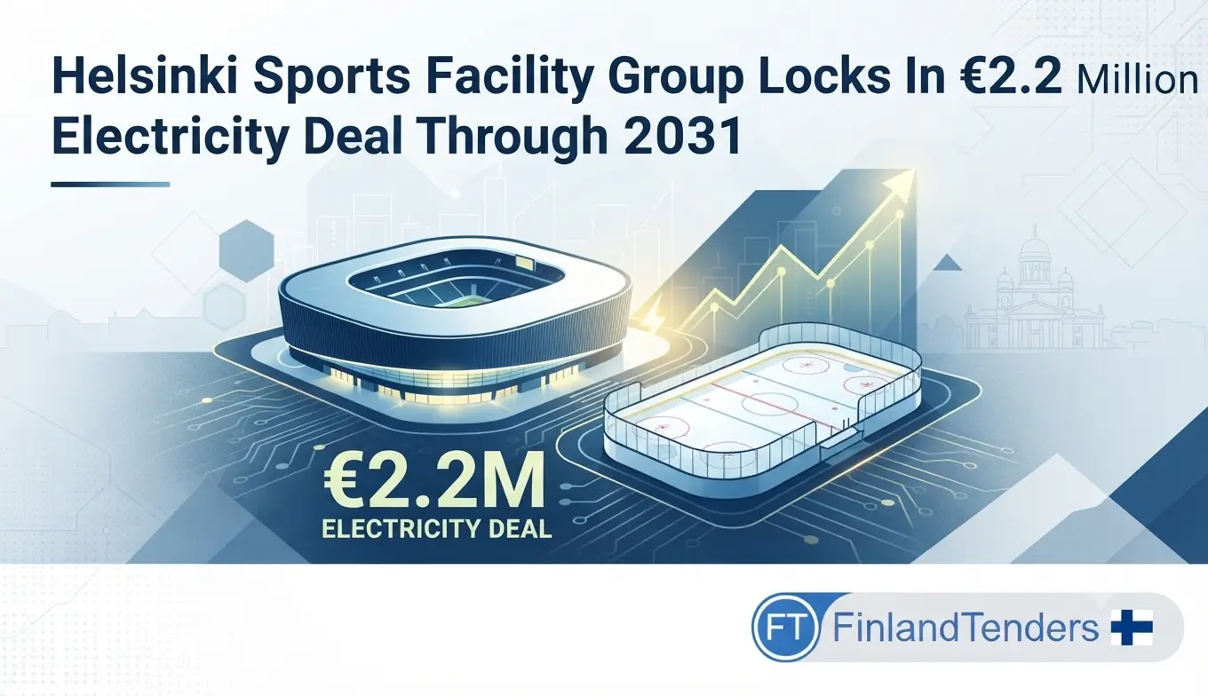 Helsinki Sports Facility Group Locks In €2.2 Million Electricity Deal Through 2031