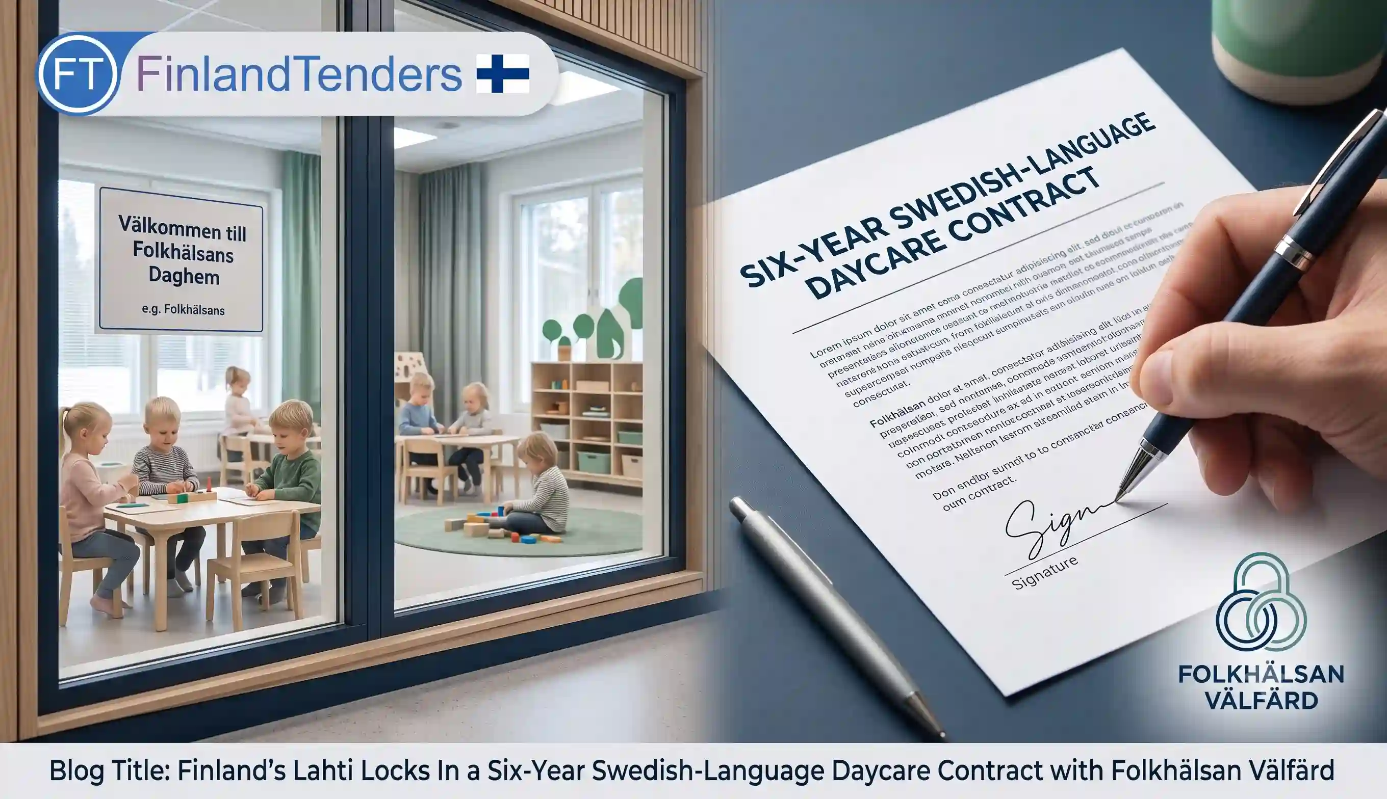 Finland's Lahti Locks In a Six-Year Swedish-Language Daycare Contract with Folkhälsan Välfärd