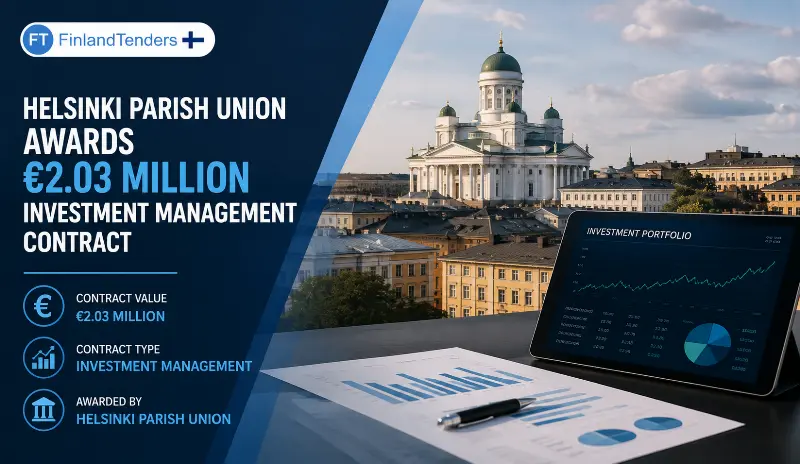 Helsinki Parish Union Awards €2.03 Million Investment Management Contract