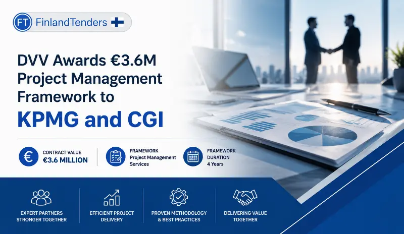 DVV Awards €3.6M Project Management Framework to KPMG and CGI