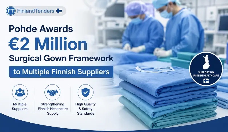 Pohde Awards €2 Million Surgical Gown Framework to Multiple Finnish Suppliers
