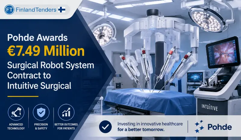 Pohde Awards €7.49 Million Surgical Robot System Contract to Intuitive Surgical