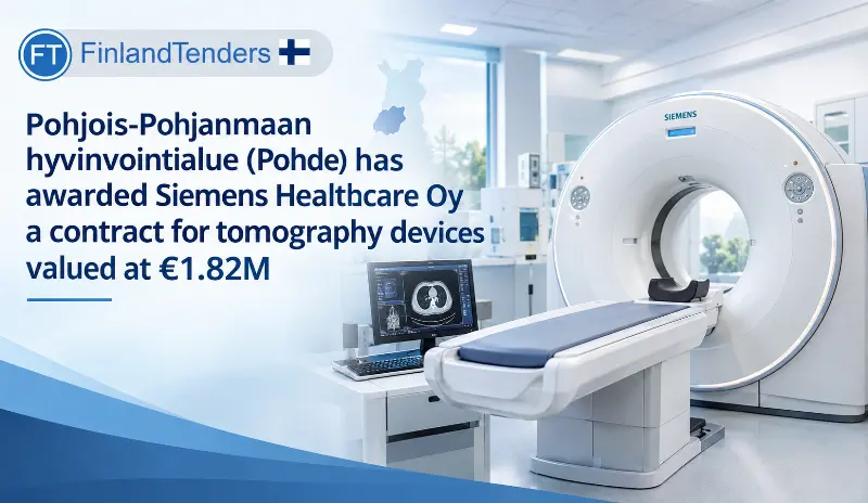 Pohjois-Pohjanmaan hyvinvointialue (Pohde) has awarded Siemens Healthcare Oy a...